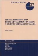 Service provision and rural development in India by Sudhir Wanmali