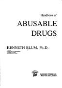 Cover of: Handbook of abusable drugs