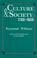 Cover of: Culture and society, 1780-1950