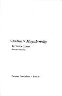 Cover of: Vladimir Mayakovsky