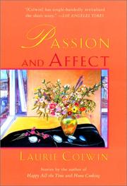 Cover of: Passion and Affect by Laurie Colwin