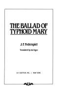 The ballad of Typhoid Mary by Jürg Federspiel