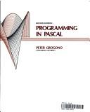 Cover of: Programming in Pascal