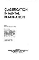 Cover of: Classification in mental retardation