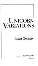 Cover of: Unicorn Variations by Roger Zelazny