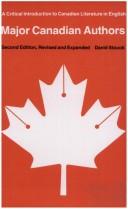 Cover of: Major Canadian authors by David Stouck