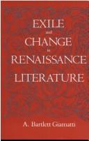 Cover of: Exile and change in Renaissance literature