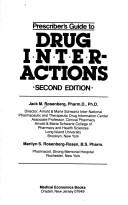 Cover of: Prescriber's guide to drug interactions
