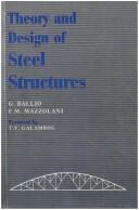 Theory and design of steel structures