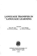 Cover of: Language transfer in language learning