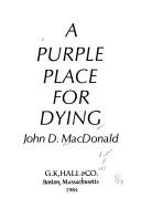 Cover of: A Purple Place for Dying