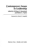 Cover of: Contemporary issues in leadership