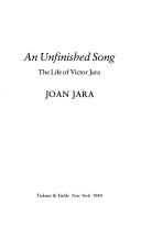 An unfinished song by Joan Jara