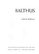 Cover of: Balthus by Sabine Rewald