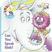 Cover of: Can you speak Gink?
