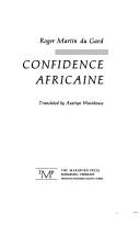 Cover of: Confidence africaine