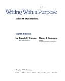 Cover of: Writing with a purpose by James McNab McCrimmon