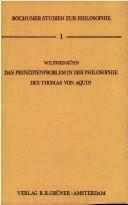 Cover of: Das Prinzipienproblem in der Philosophie des Thomas von Aquin
