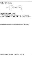 Cover of: Bjørnsons "bondefortellinger": kulturhistorie eller allmennmenneskelig diktning?