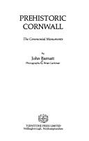Cover of: Prehistoric Cornwall: the ceremonial monuments