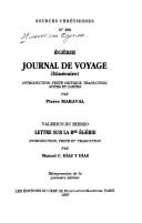 Cover of: Journal de voyage: itinéraire