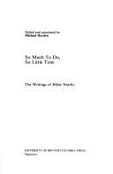 Cover of: So much to do, so little time: the writings of Hilda Neatby