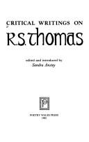 Critical writings on R.S. Thomas