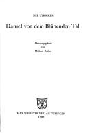 Daniel von dem blühenden Tal by Stricker, Der Stricker, Michael Resler