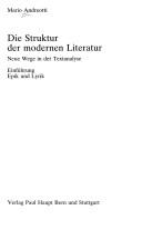 Die Struktur der modernen Literatur by Mario Andreotti