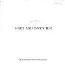 Cover of: Spirit and invention.