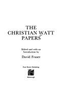 The Christian Watt papers