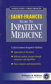 Cover of: Saint-Frances guide to inpatient medicine