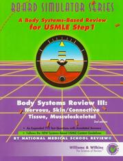 Cover of: Body Systems Review III: Nervous, Skin/Connective Tissue, Musculoskeletal (Board Simulator)