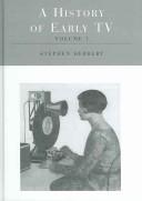 Cover of: A history of early television
