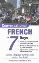 Cover of: Conversational French in 7 days
