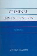 Cover of: Criminal investigation | Michael Palmiotto
