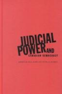 Judicial power and Canadian democracy