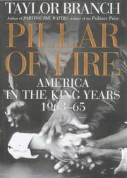 Cover of: Pillar of fire: America in the King years, 1963-65