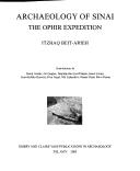 Cover of: Archaeology of Sinai: the Ophir expedition