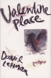 Cover of: Valentine place: poems