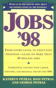 Cover of: Jobs 98: From Entry Level to Executive Positions Leads on More than 40 Million Jobs