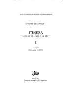 Cover of: Itinera: vicende di libri e di testi