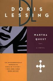 Cover of: Martha Quest by Doris Lessing.