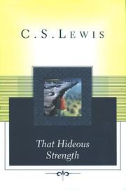 Cover of: That hideous strength by C.S. Lewis
