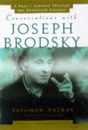 Cover of: Conversations with Joseph Brodsky by Solomon Volkov