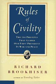 Cover of: Rules of civility by George Washington