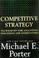 Cover of: Competitive Strategy