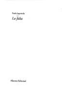 Cover of: La falta by Paula Izquierdo