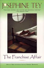 Cover of: The franchise affair by Josephine Tey