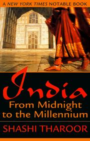 Cover of: India by Shashi Tharoor